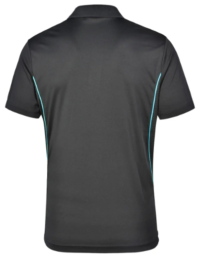 Picture of Winning Spirit, Mens Cooldry S/S Contrast Interlock Polo